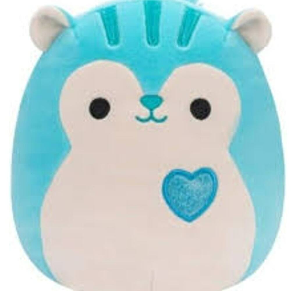 NWT Squishmallow Santiago the Blue Squirrel 8"